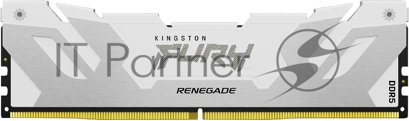Модуль памяти DDR 5 DIMM 16Gb PC48000, 6000Mhz, Kingston FURY Renegade White XMP CL32 (KF560C32RW-16) (retail)