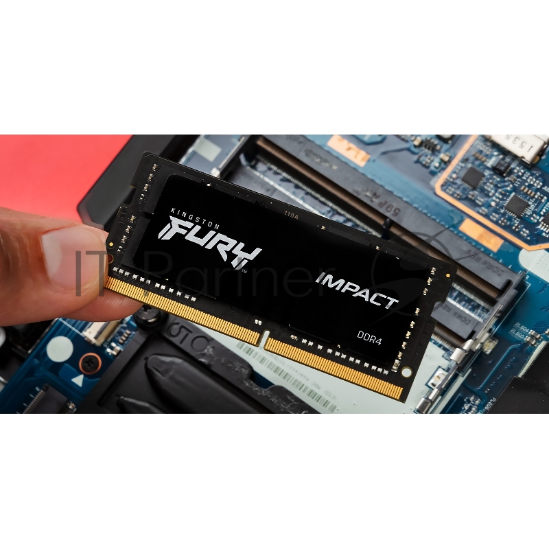 Модуль памяти SO-DIMM DDR 5 DIMM 32Gb PC48000, 6000Mhz, Kingston FURY Impact XMP CL38 (Kit of 2) (KF560S38IBK2-32)