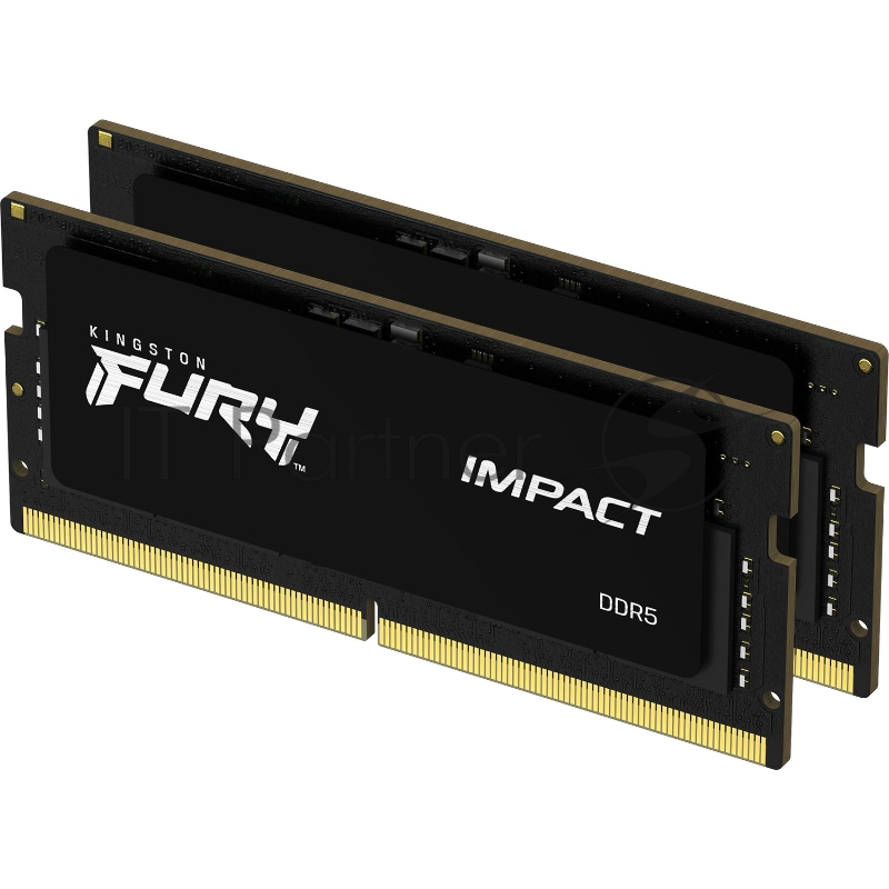 Модуль памяти SO-DIMM DDR 5 DIMM 32Gb PC48000, 6000Mhz, Kingston FURY Impact XMP CL38 (Kit of 2) (KF560S38IBK2-32)
