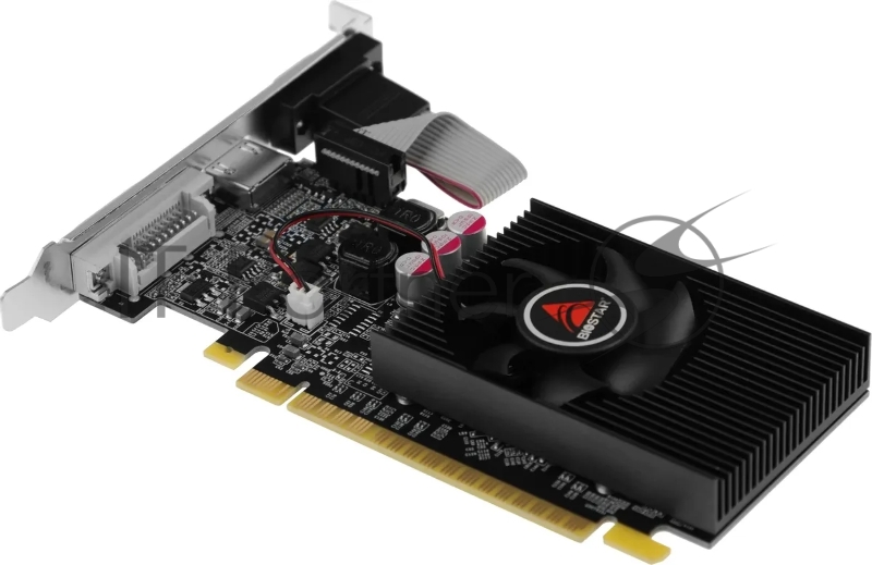Видеокарта Biostar PCI-E G210-1GB D3 LP NVIDIA GeForce 210 1Gb 64bit DDR3 589/1333 DVIx1 HDMIx1 CRTx1 Ret low profile