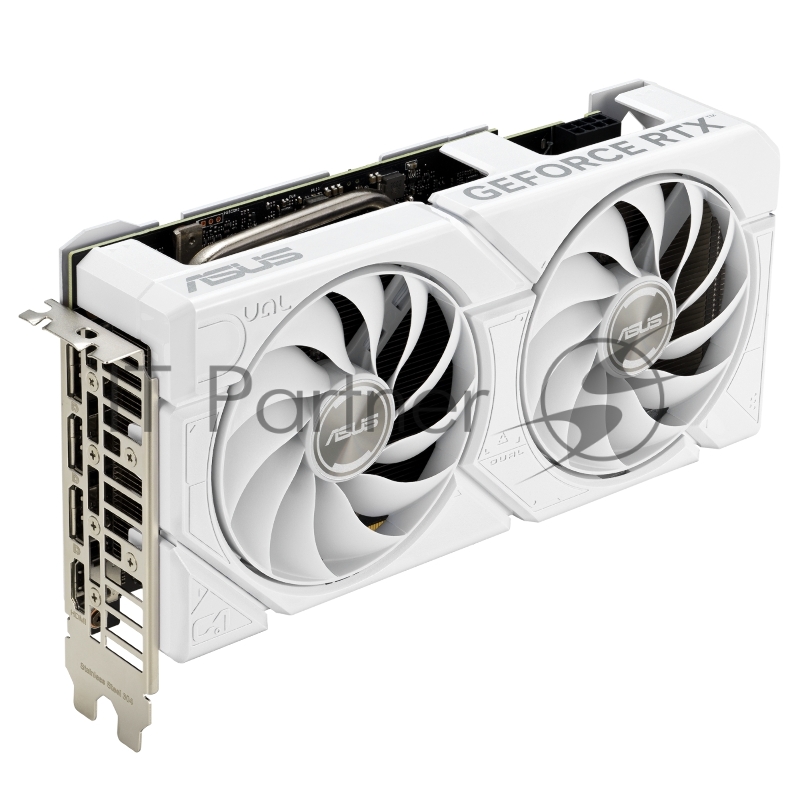 Видеокарта ASUS Dual GeForce RTX 4060 EVO White OC Edition 8GB GDDR6 DUAL-RTX4060-O8G-EVO-WHITE (90YV0JCB-M0NA00)