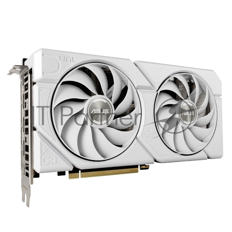 Видеокарта ASUS Dual GeForce RTX 4060 EVO White OC Edition 8GB GDDR6 DUAL-RTX4060-O8G-EVO-WHITE (90YV0JCB-M0NA00)