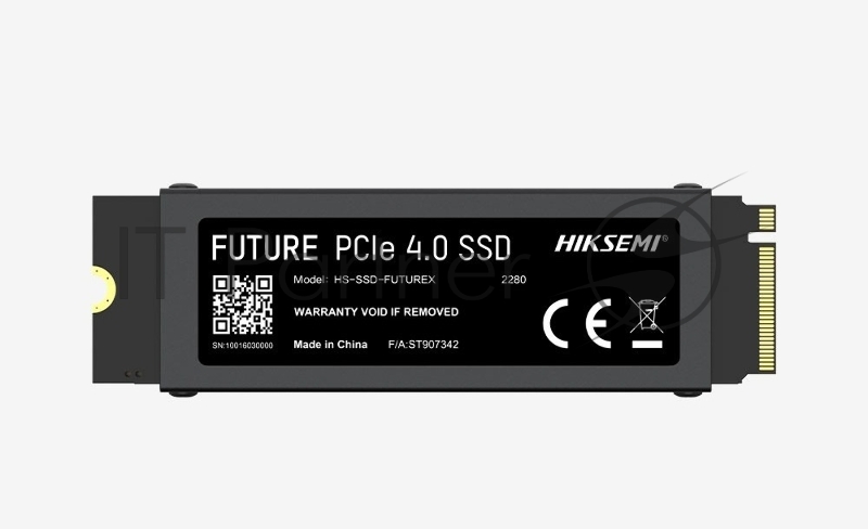 Твердотельный накопитель SSD M.2 HIKSEMI 1.0Tb <HS-SSD-FUTURE 1024G> (PCI-E 4.0 x4, up to 7450/6600MBs, 3D TLC, 1800TBW)