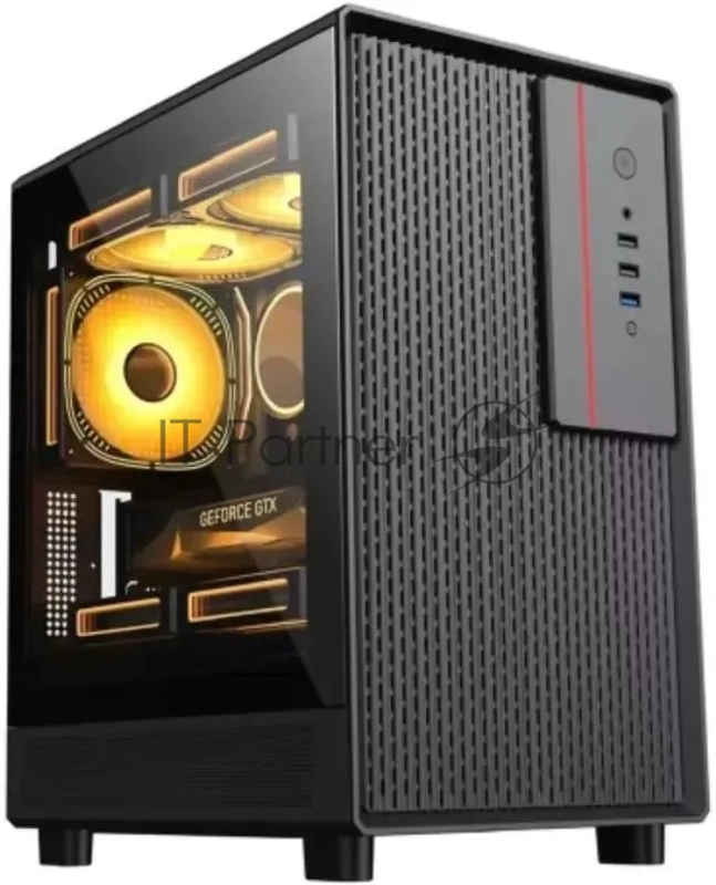 Корпус Accord M3301 черный без БП mATX 1xUSB2.0 1xUSB3.0 1xUSB3.1 audio bott PSU