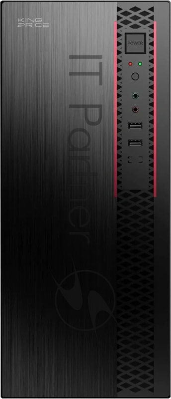 Корпус KingPrice KPCC-MD202 черный без БП ATX 1x80mm 4x120mm 2xUSB2.0 audio