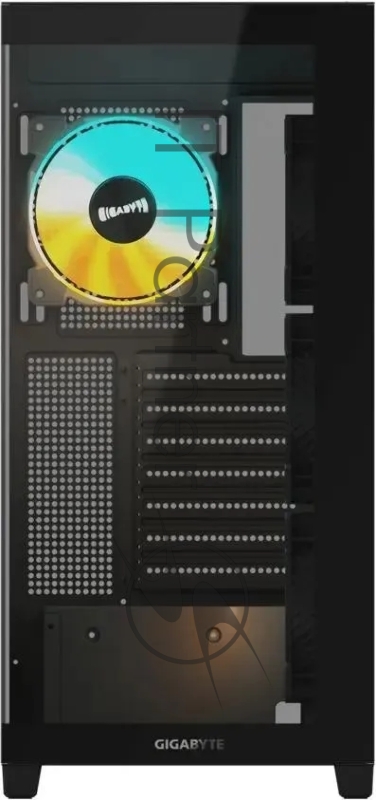 Корпус Gigabyte GB-C500P ST черный без БП ATX 3x120mm 6x140mm 2xUSB3.0 1xUSB3.1 audio bott PSU