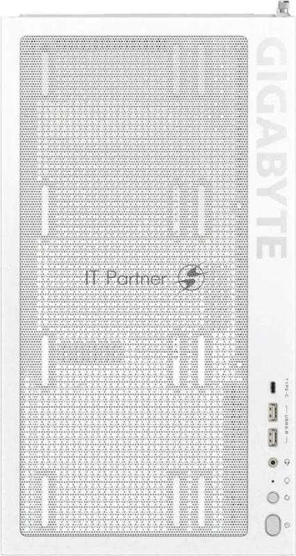 Корпус Gigabyte GB-C500PI ST белый без БП ATX 3x120mm 6x140mm 2xUSB3.0 1xUSB3.1 audio bott PSU
