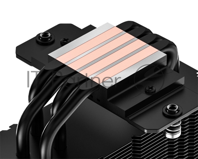 Кулер для процессора ID-Cooling FROZN A410 GDL LGA1700/1200/115X/AM5/AM4 (10шт/кор, TDP 220W, PWM, 4 тепл.трубки прямого контакта, FAN 120mm, черно-золотой) RET