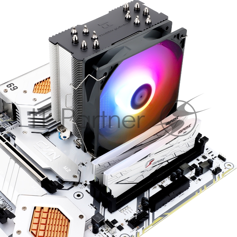 Кулер для процессора/ Thermalright Burst Assasin 120 ARGB (4-pin PWM, 154mm, Ni/CU, 6x6mm, ARGB, 1x120mm, 66.17CFM, 25.6dBA, 1550RPM, S: 1700, 1200, 115X, AM5, AM4)