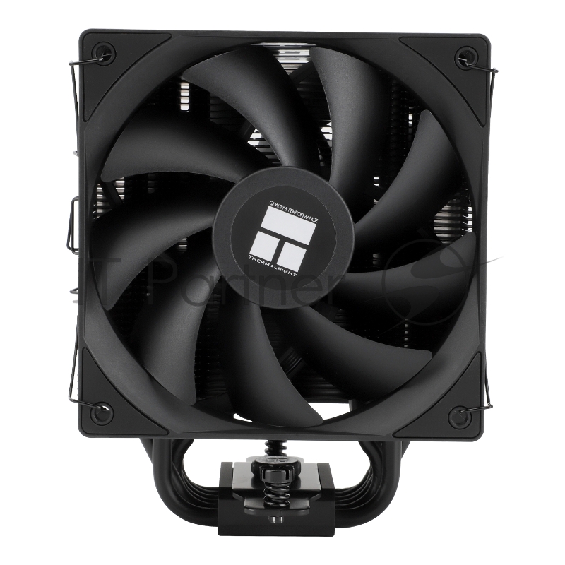 Кулер для процессора/ Thermalright Burst Assasin 120 EVO Dark (4-pin PWM, 156mm, Ni/CU, 6x6mm, 2x120mm, 66.17CFM, 25.6dBA, 1550RPM, S: 1700, 1200, 115X, AM5, AM4)