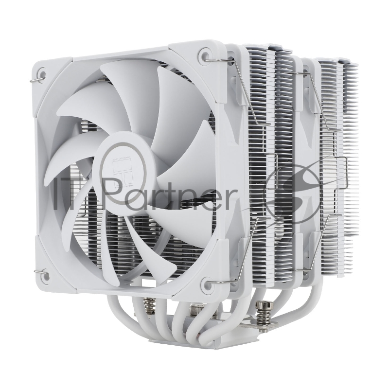 Кулер для процессора/ Thermalright Peerless Assassin 120 White (4-pin PWM, 157mm, Ni/CU, 6x6mm, 2x120mm, 66.17CFM, 25.6dBA, 1550RPM, S: 1700, 1200, 20XX, 115X, AM5, AM4)