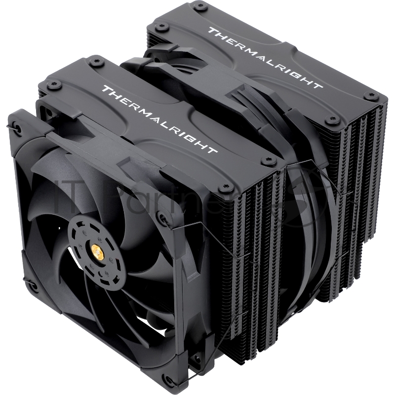 Кулер для процессора/ Thermalright Frost Commander 140 Black (4-pin PWM, 158mm, Ni/CU, 8x5mm, 1x120mm+1x140mm, 82CFM/95.5CFM, 29.6dBA/30.2dBA, 1850RPM/1800RPM, S: 1700, 1200, 20XX, 115X, AM5, AM4)