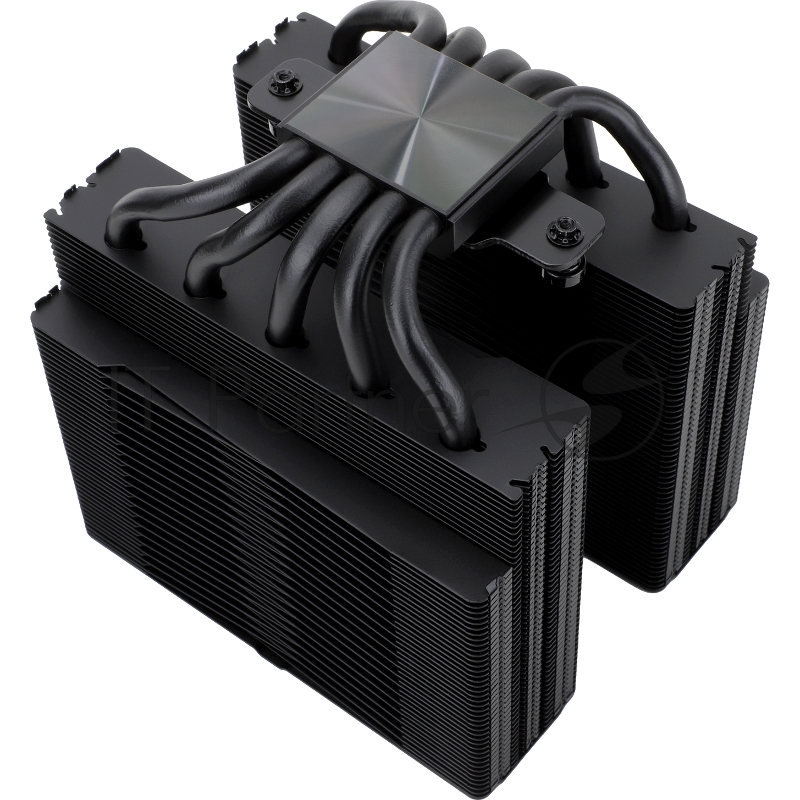 Кулер для процессора/ Thermalright Frost Commander 140 Black (4-pin PWM, 158mm, Ni/CU, 8x5mm, 1x120mm+1x140mm, 82CFM/95.5CFM, 29.6dBA/30.2dBA, 1850RPM/1800RPM, S: 1700, 1200, 20XX, 115X, AM5, AM4)