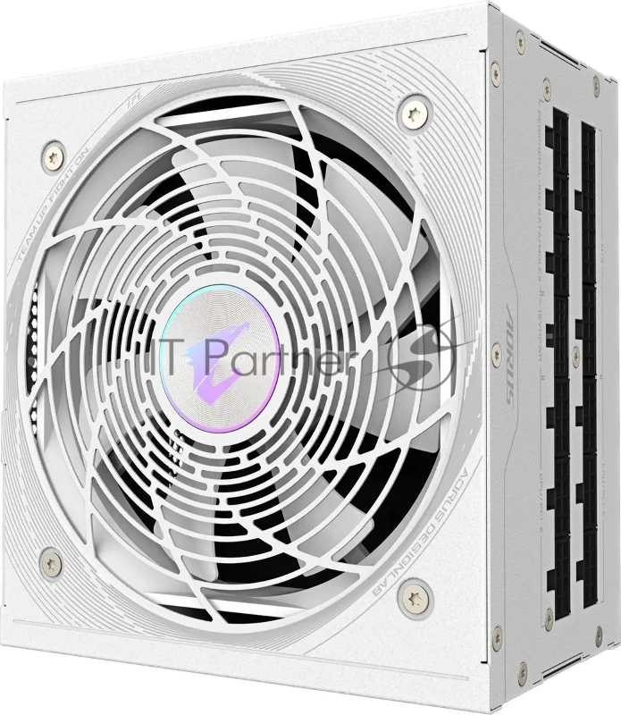 Блок питания Gigabyte ATX 1000W GP-AE1000PM PG5 ICE Gen.5 80+ platinum (20+4pin) APFC 120mm fan 16xSATA Cab Manag RTL
