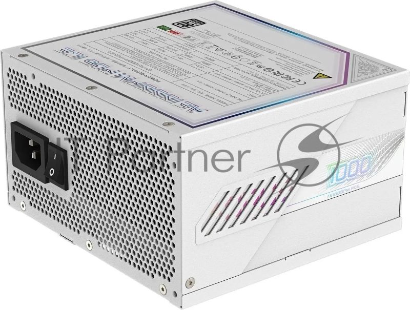 Блок питания Gigabyte ATX 1000W GP-AE1000PM PG5 ICE Gen.5 80+ platinum (20+4pin) APFC 120mm fan 16xSATA Cab Manag RTL