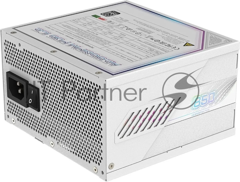 Блок питания Gigabyte ATX 850W GP-AE850PM PG5 ICE Gen.5 80+ platinum (20+4pin) APFC 120mm fan 16xSATA Cab Manag RTL