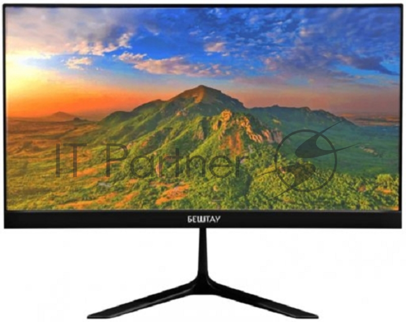 Монитор/ Монитор БЕШТАУ M24FHD/WSL (23.8 / 1920*1080 / 60/75 / IPS / 16.7M 72% NTSC / Колонки / VGA+HDMI+DP + DVI-D / встроенный БП / Регулировка наклона / HDMI 1,8м / Vesa / Черный / 1 год)