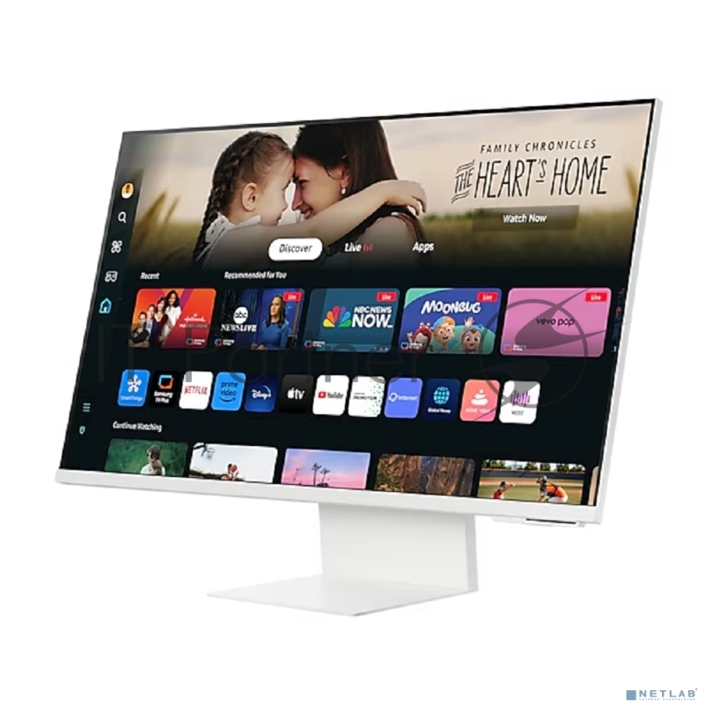 Монитор 32 Samsung M8 S32DM801UIXCI VA LED 3840x2160, 60Hz, 4мс, 16:9, 400кд/м2, 1хHDMI, 2xUSB, белый