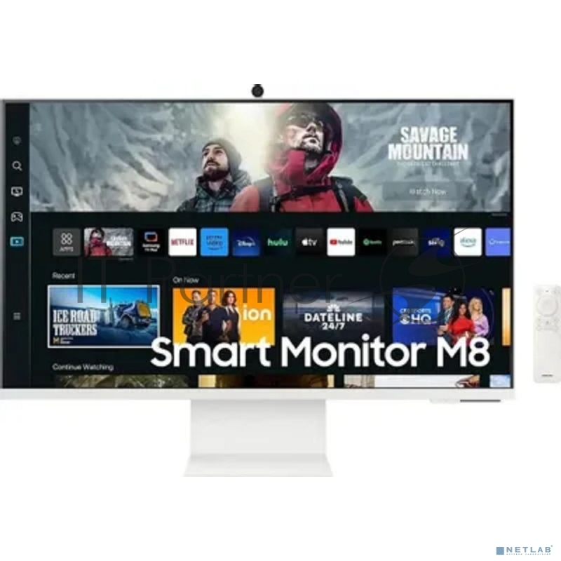 Монитор 32 Samsung M8 S32DM801UIXCI VA LED 3840x2160, 60Hz, 4мс, 16:9, 400кд/м2, 1хHDMI, 2xUSB, белый