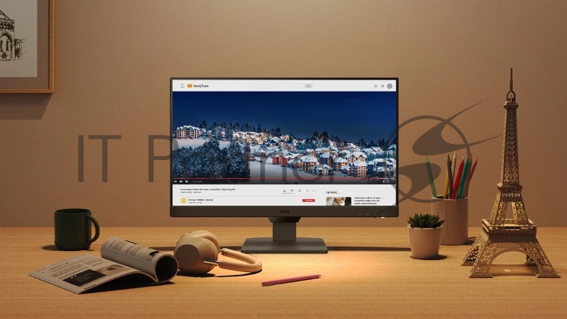 Мониторы/ Benq GW2490E 23.8, 1920x1080, IPS, 100Hz, 20M:1, 250cd, 5ms, 2*HDMI, DP, Speakers, Flicker-freeLow Blue Light, 3Y, Black