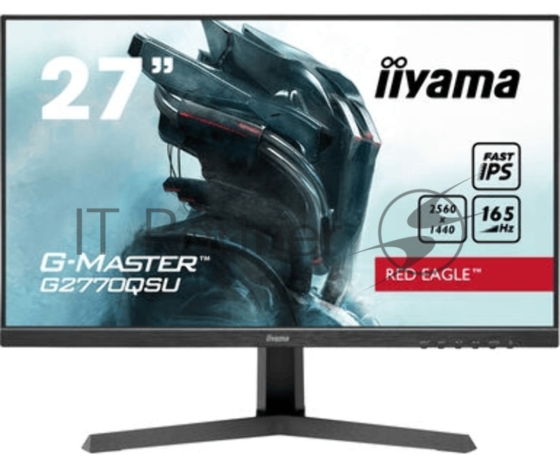 Монитор LCD 27 16:9 2560х1440(WQHD) IPS, 165 Hz, 400cd/m2, H178°/V178°, 1000:1, 80M:1, 16.7M, 0,5 ms, HDMI, DP, USB-Hub, Tilt, Speakers, Black