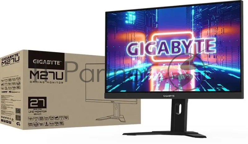 Монитор Gigabyte 27 M27U черный IPS LED 1ms 16:9 HDMI M/M матовая HAS 400cd 178гр/178гр 3840x2160 160Hz DP 4K USB 6.48кг