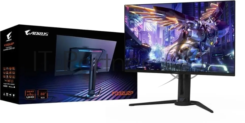 Монитор Gigabyte 31.5 Aorus FO32U2P черный QD OLED LED 16:9 HDMI M/M матовая HAS Piv 250cd 178гр/178гр 3840x2160 240Hz FreeSync Premium Pro DP 4K USB 8.53кг