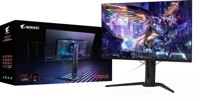 Монитор Gigabyte 31.5 Aorus FO32U2 черный QD OLED LED 16:9 HDMI M/M матовая HAS Piv 250cd 178гр/178гр 3840x2160 240Hz DP 4K USB 8.53кг