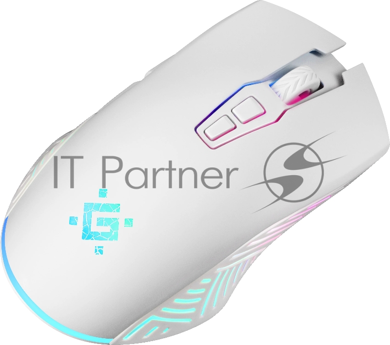 Мышь беспроводная Defender Pandora GM-502 белый, 3200 dpi, радиоканал, USB, кнопки - 7