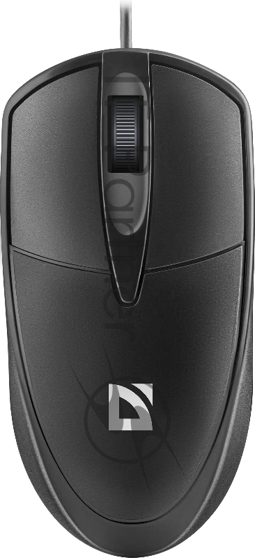 Мышь проводная Defender Trace MB-989 черный, 1000 dpi, USB, кнопки - 3