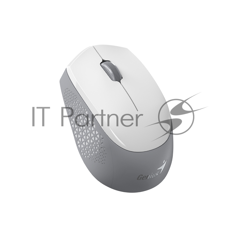 Мышь беспроводная Genius NX-8000S BT белый, 1200 dpi, радиоканал, Bluetooth, USB, кнопки - 3