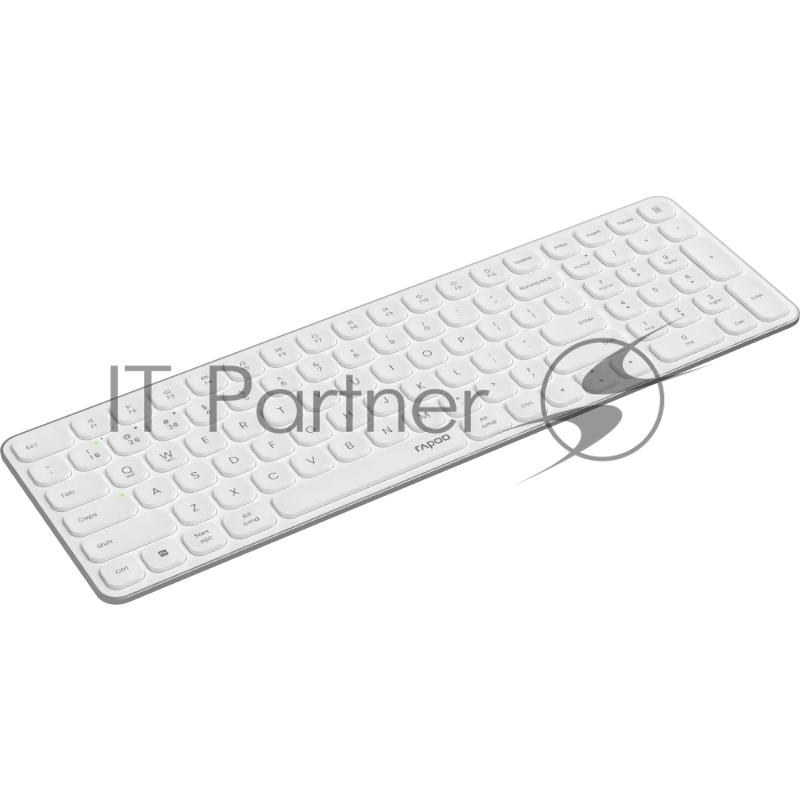 Клавиатура Rapoo E9310M Ультра-тонкая Беспроводная 2.4ГГц, Bluetooth3.0, белый