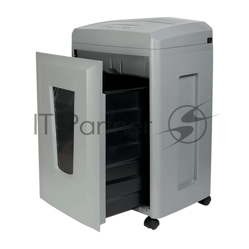 Шредер Heleos УП26-7 серый (секр.P-7) фрагменты 5лист. 26лтр. пл.карты CD