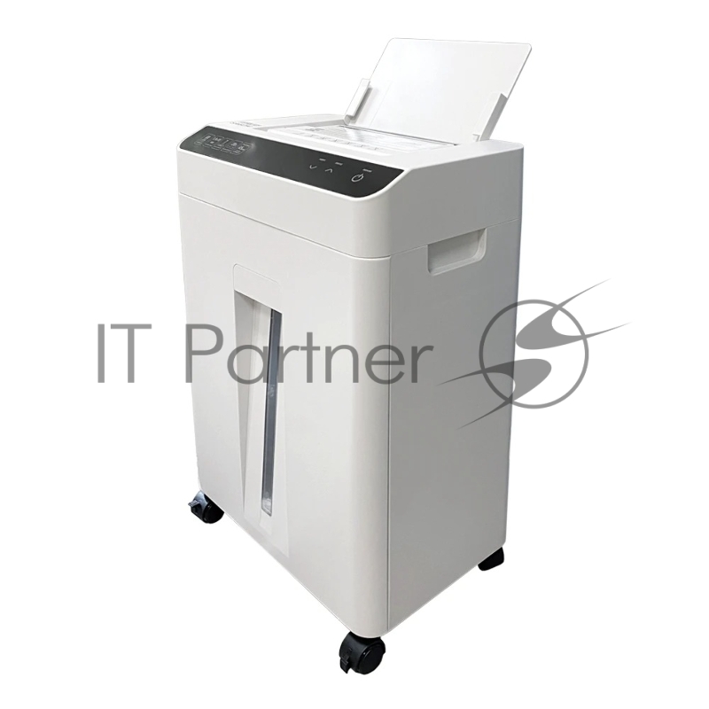 Шредер Office Kit SA60M (1,9х15) белый с автоподачей (секр.P-5) фрагменты 60лист. 20лтр. скобы