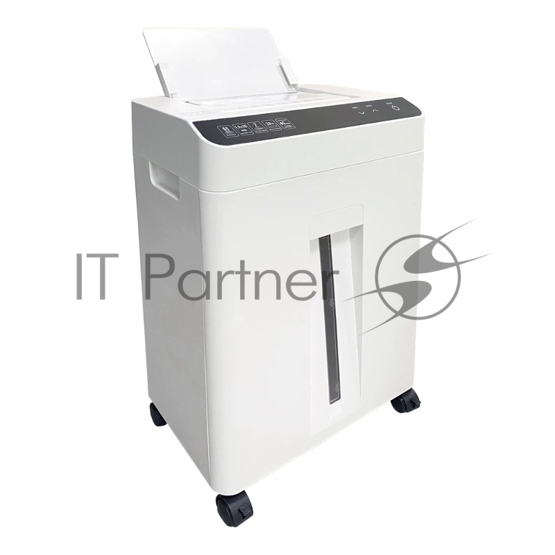 Шредер Office Kit SA60M (1,9х15) белый с автоподачей (секр.P-5) фрагменты 60лист. 20лтр. скобы