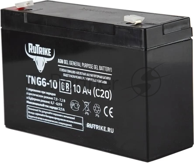 Батарея для ИБП Rutrike TNG6-10 6В 10Ач