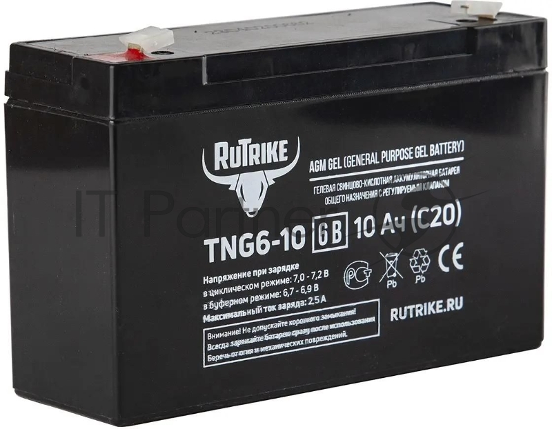 Батарея для ИБП Rutrike TNG6-10 6В 10Ач
