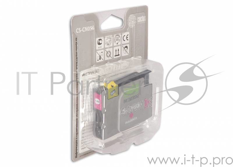 Картридж струйный Cactus CS-CN055 №933 пурпурный для HP DJ 6600 (14мл)