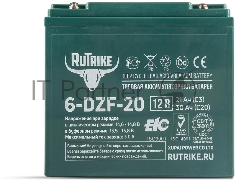 Батарея для ИБП Rutrike 6-DZF-20 12В 20Ач