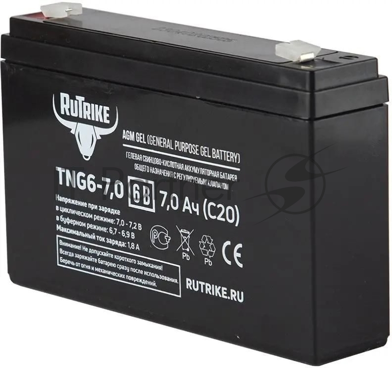 Батарея для ИБП Rutrike TNG6-7,0 6В 7Ач