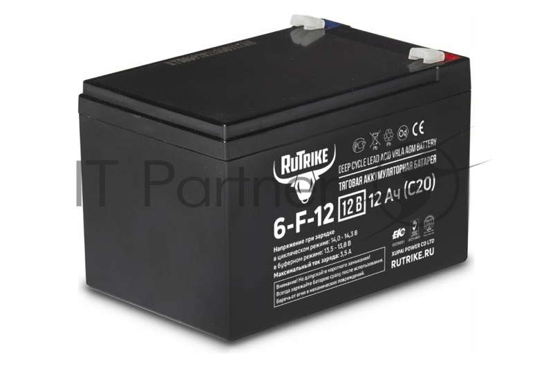 Батарея для ИБП Rutrike 6-F-12 12В 12Ач