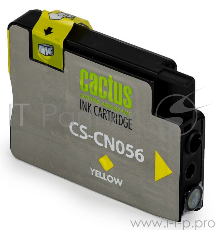 Картридж струйный Cactus CS-CN056 №933 желтый для HP DJ 6600 (14мл)