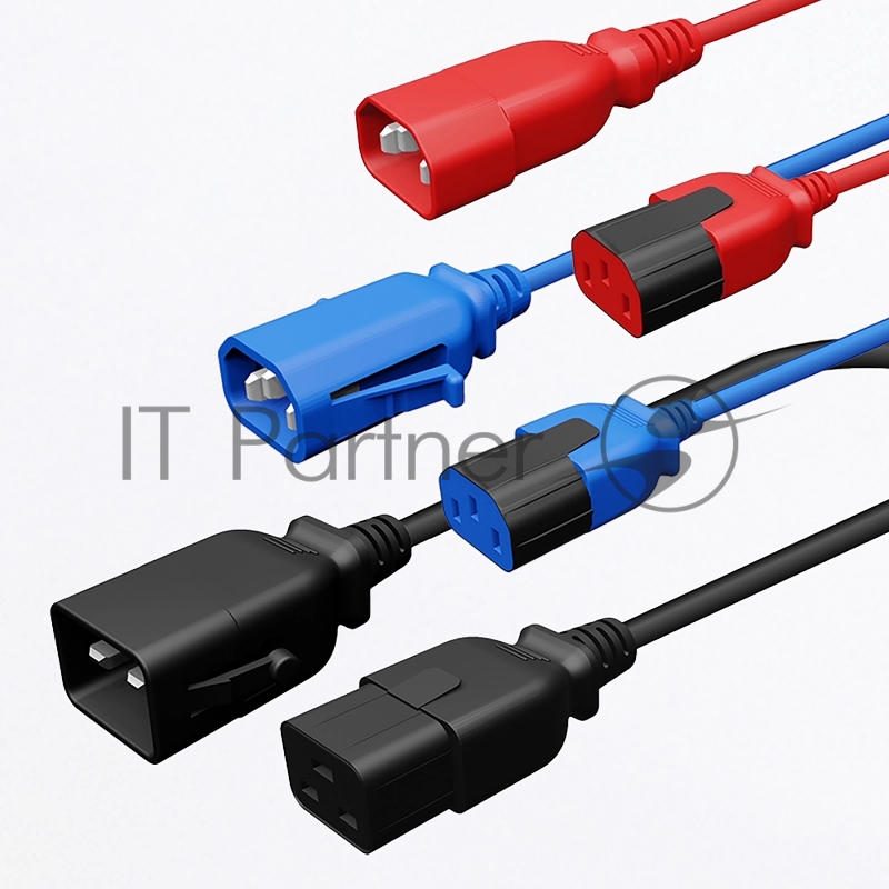 Кабель RakTek P-Lock RTPCL192010R C19-C20 проводник.:3x2.5мм2 1м красный