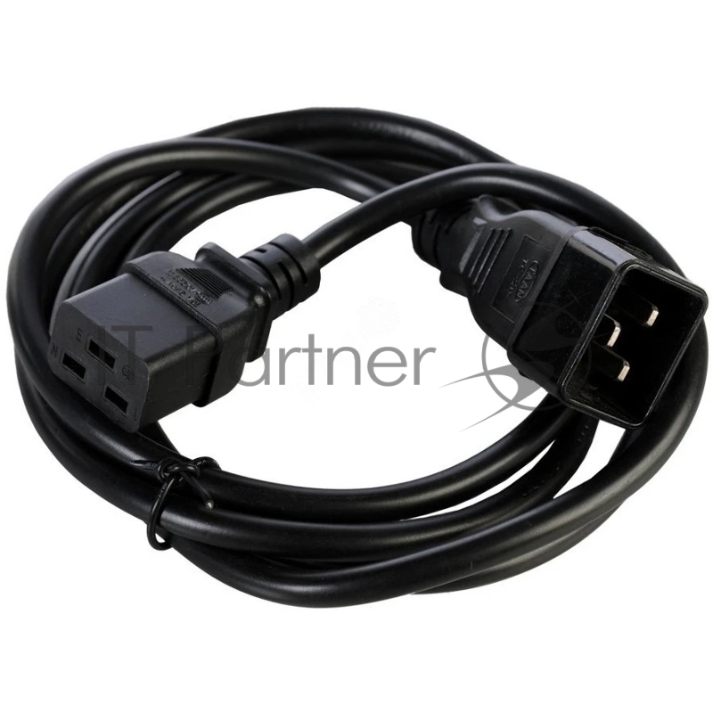 Шнур питания NTSS NTSS-PC19771 C19-Schuko проводник.:3x1.5мм2 1.8м 220/250В 16А черный