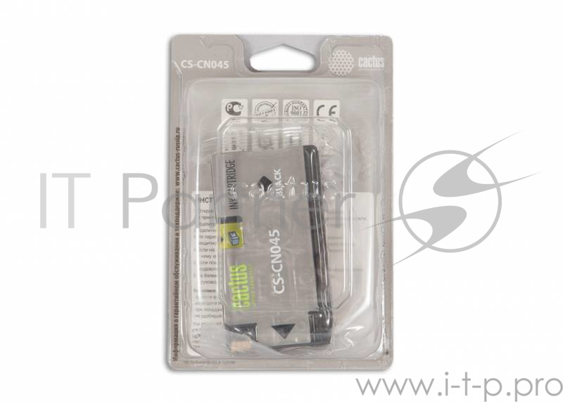 Картридж струйный Cactus CS-CN045 №950XL черный для HP DJ Pro 8100/8600 (75мл)