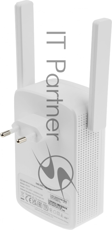 Повторитель беспроводного сигнала Mercusys ME60X AX1500 10/100/1000BASE-TX белый