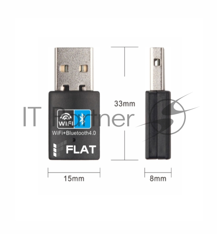 Адаптер Флат FP-WF+BT USB-адаптер устройство, позволяющее подключить Flat-Phone B10 к WiFi сети и Bluetooth-гарнитуре