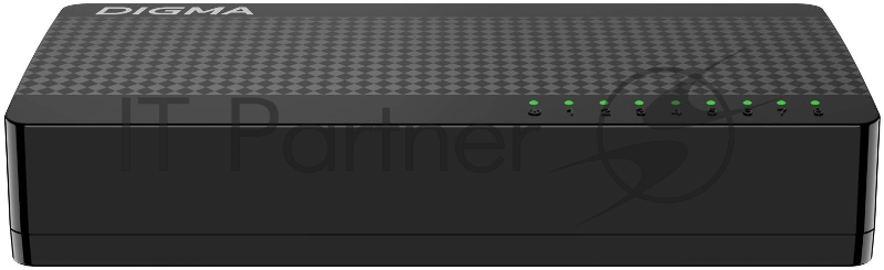 Коммутатор Digma DSW-108GE DSW-108GEV2 (L2) 8x1Гбит/с неуправляемый