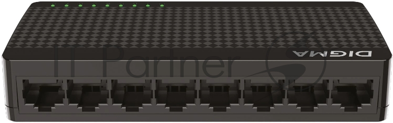 Коммутатор Digma DSW-108GE DSW-108GEV2 (L2) 8x1Гбит/с неуправляемый