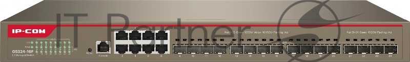 Коммутатор 8PORT 16SFP G5324-16F IP-COM